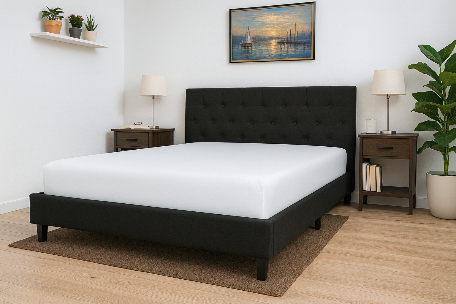 Prześcieradło z gumką 100x200 cm Białe Jersey Famitex